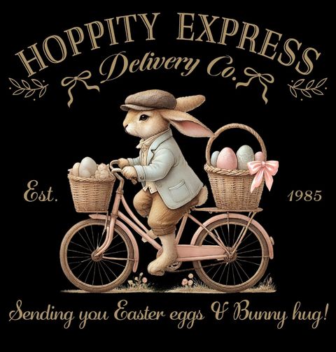 Obrázek produktu Pánské tričko Velikonoční Králík na Kole Hoppity Express