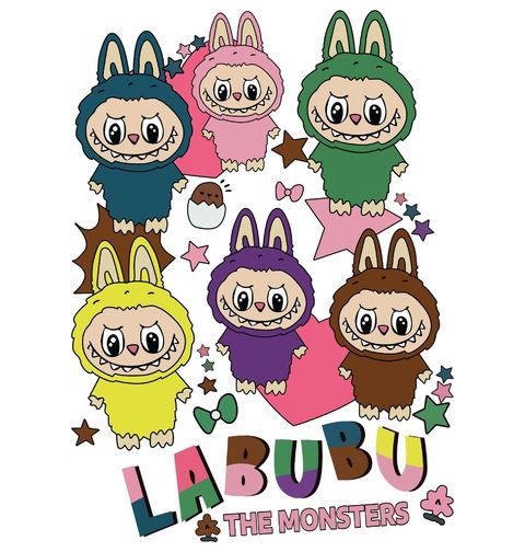 Obrázek produktu Pánské tričko Labubu Monstra The Monsters