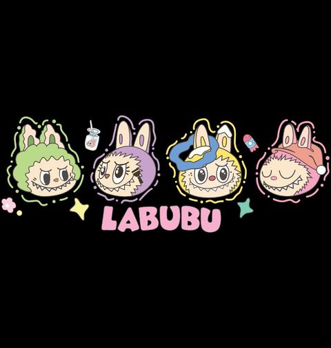 Obrázek produktu Pánské tričko Čtyři tváře Labubu