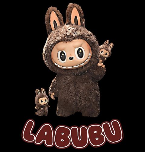 Obrázek produktu Dětské tričko Hnědý Labubu Brown Chestnut Cocoa