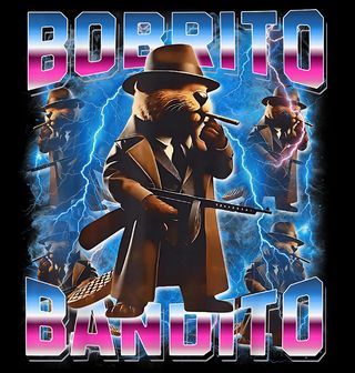 Obrázek 2 produktu Pánská mikina Italský Brainrot Bobrito Bandito