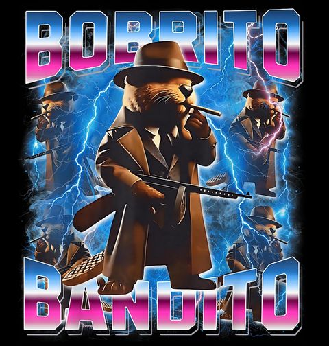 Obrázek produktu Dámské tričko Italský Brainrot Bobrito Bandito