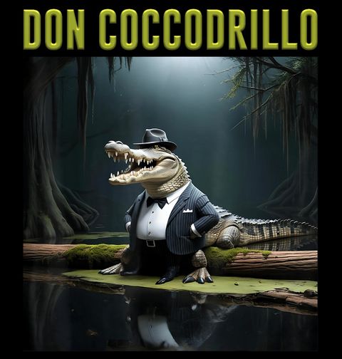 Obrázek produktu Pánská mikina Italský Brainrot Don Coccodrillo