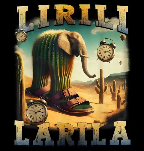 Obrázek produktu Dámské tričko Italský Brainrot Lirili Larila