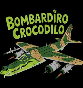Obrázek 2 produktu Pánská mikina Maskovaný Letoun Bombardiro Crocodilo