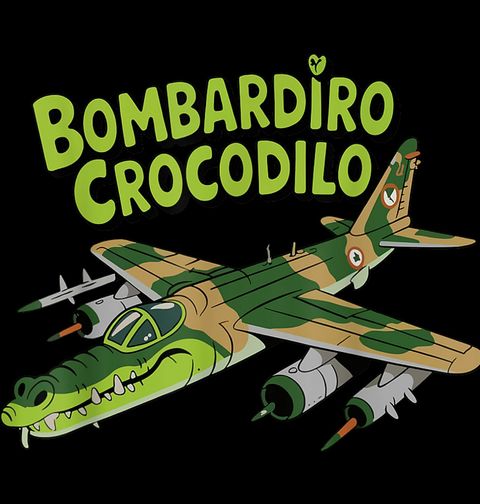 Obrázek produktu Dětské tričko Maskovaný Letoun Bombardiro Crocodilo