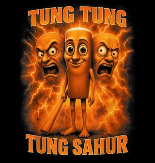 Obrázek 2 produktu Pánské tričko Výbušný Tung Tung Tung Sahur