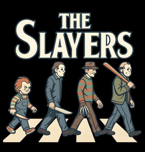 Obrázek produktu Pánské tričko Zabijáci The Slayers Beatles Abbey Road