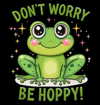 Obrázek 2 produktu Pánská mikina Žába Don't Worry Be Hoppy