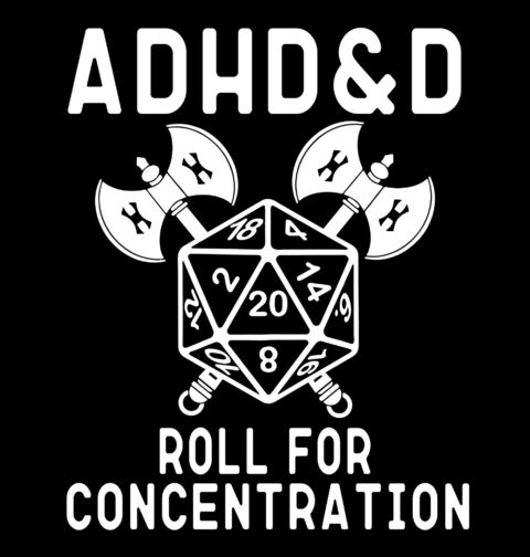 Obrázek produktu Pánské tričko Kostka soustředění ADHD