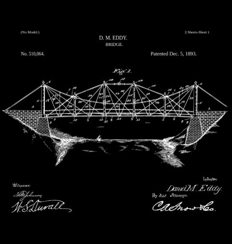 Obrázek produktu Dámské tričko Most Patent D. M. Eddy