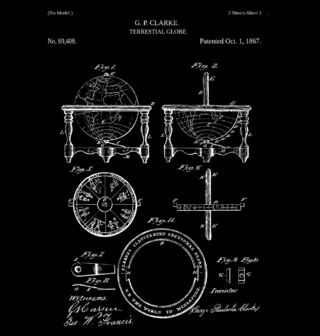 Obrázek 2 produktu Dětské tričko Globus Patent G. P. Clarke