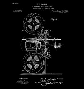 Obrázek 2 produktu Dětské tričko Projektor Patent N. C. Darby