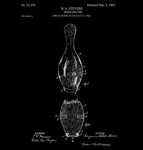Obrázek produktu Dámské tričko Kuželka Patent B. A. Stevens