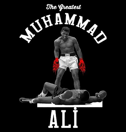 Obrázek produktu Pánské tričko Muhammad Ali The Greatest Knockout