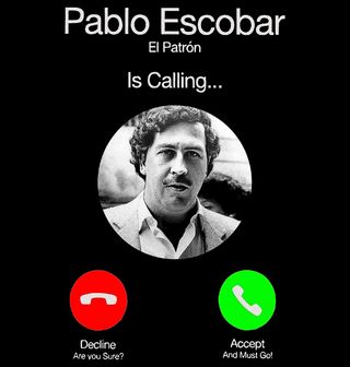 Obrázek 2 produktu Dámské tričko Pablo Escobar volá Phone Call