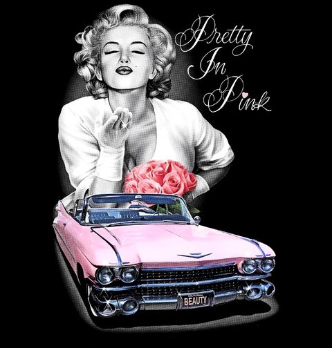 Obrázek produktu Pánské tričko Marilyn Monroe Pretty In Pink 