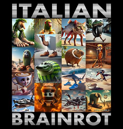 Obrázek produktu Pánské tričko Italská Brainrot Galerie