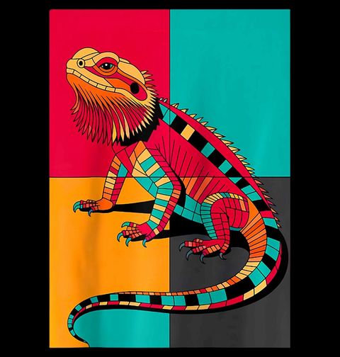 Obrázek produktu Pánské tričko Agama Vousatá Bearded Dragon