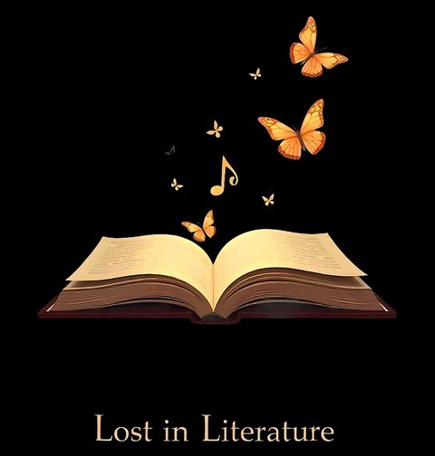 Obrázek produktu Pánské tričko Ztracený v literatuře Lost in Literature