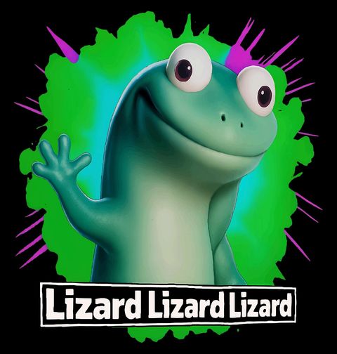 Obrázek produktu Dámské tričko Ještěrka Lizard Lizard Lizard