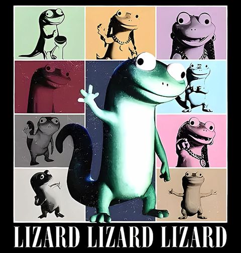 Obrázek produktu Dámské tričko Galerie Ještěrky Lizard
