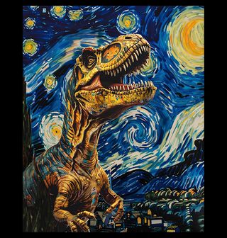 Obrázek 2 produktu Pánská mikina T-Rex ve Hvězdné noci