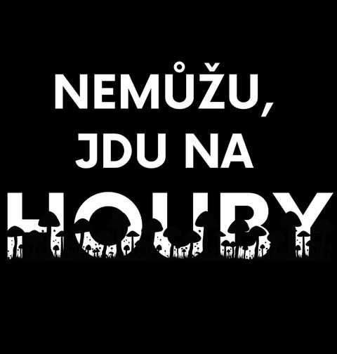 Obrázek produktu Dětské tričko Nemůžu, jdu na houby