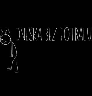 Obrázek 2 produktu Dámské tričko Dneska bez fotbalu Stickman