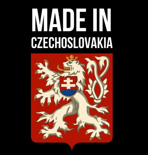 Obrázek produktu Pánské tričko Státní znak ČSR Made in Czechoslovakia Narozen v Československu