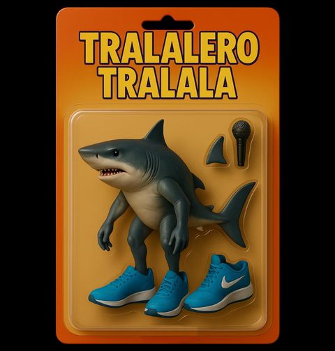 Obrázek produktu Pánské tričko Akční Figurka Tralalero Tralala