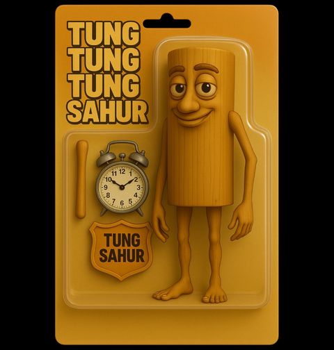 Obrázek produktu Pánská mikina Akční Figurka Tung tung tung sahur