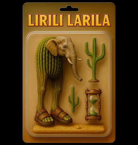 Obrázek produktu Pánské tričko Akční Figurka Lirili Larila