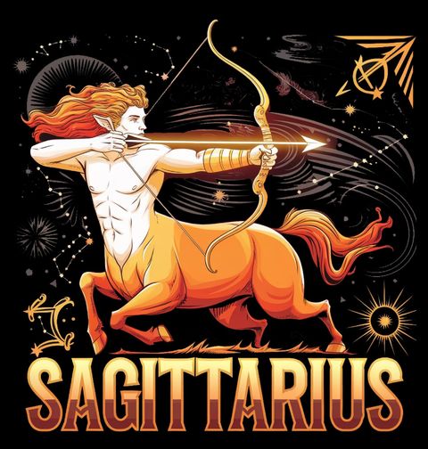 Obrázek produktu Dámské tričko Znamení Horoskopu Střelec Sagittarius