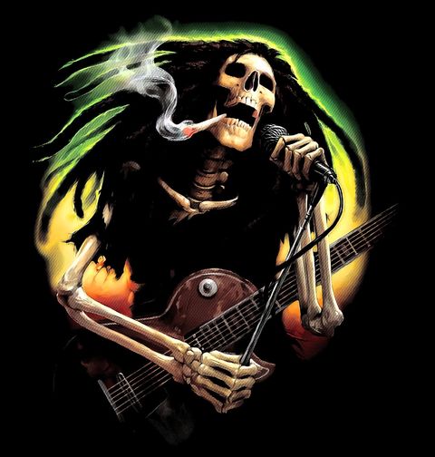 Obrázek produktu Pánské tričko Nesmrtelný Rasta Král Bob Marley