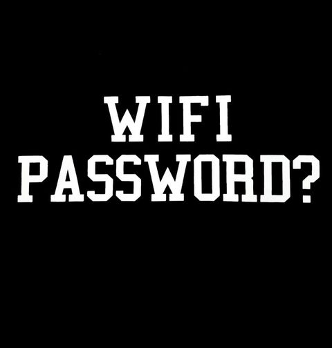 Obrázek produktu Bavlněná taška Heslo na Wifi? Wifi password?