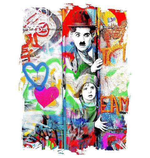 Obrázek produktu Dámské tričko Charlie Chaplin The Kid