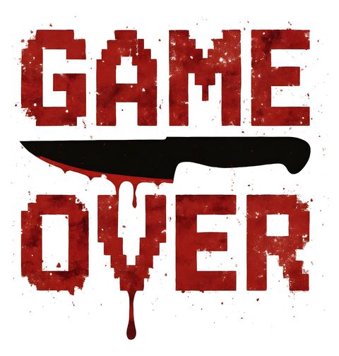 Obrázek produktu Pánské tričko Hororová Hra Game Over