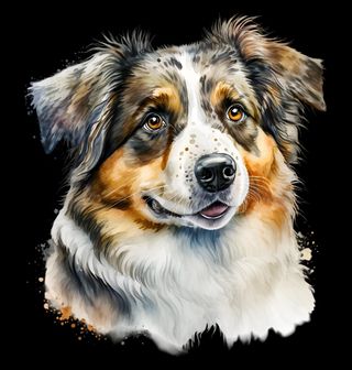 Obrázek 2 produktu Pánské tričko Australský ovčák Australian Shepherd