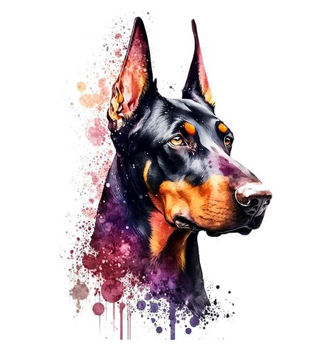 Obrázek produktu Dámské tričko Dobrman Dobermann