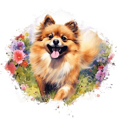Obrázek produktu Pánské tričko Pomeranian na Cestě za Dobrodružstvím