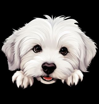 Obrázek 2 produktu Dětské tričko Zvědavý Coton de Tulear