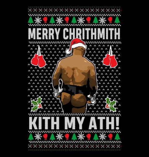 Obrázek produktu Pánská mikina Vánoční Mike Tyson Kith My Ath!
