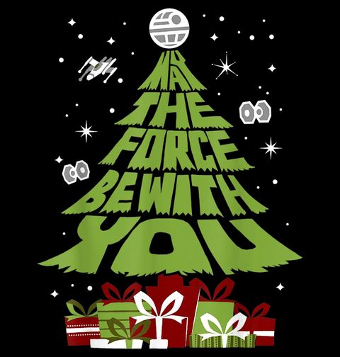 Obrázek produktu Dámské tričko Síla Vánoc ať je s tebou Star Wars