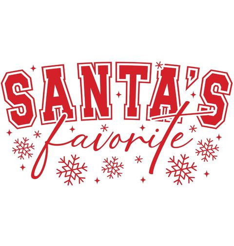 Obrázek produktu Dětské tričko Santova oblíbenkyně Santa’s Favorite