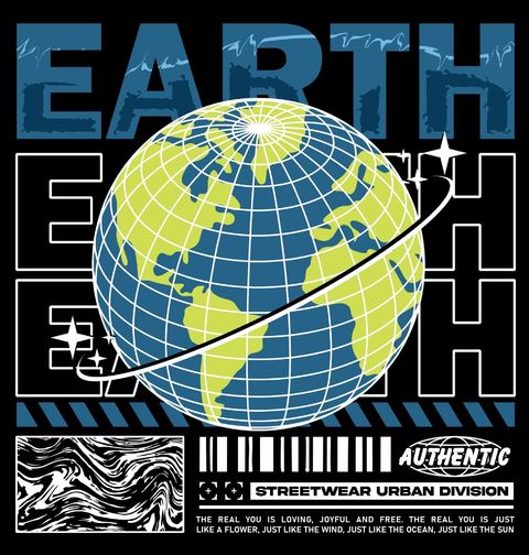 Obrázek produktu Dámské tričko Země EARTH