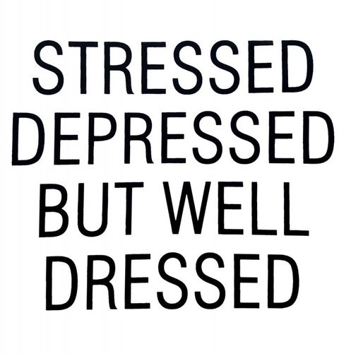 Obrázek produktu Bavlněná taška Stressed depressed but well dressed