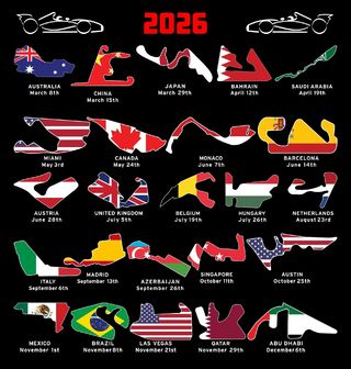 Obrázek 2 produktu Dětské tričko Závodní Tratě Formule 1 2026