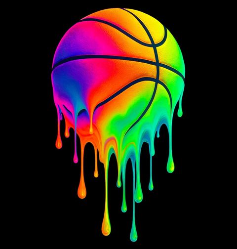 Obrázek produktu Dámské tričko Tající Basketbalový Míč