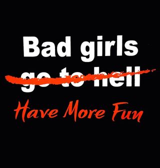 Obrázek 2 produktu Dámské tričko Bad Girls "go to hell" have more fun Drsný holky to umí Rozjet 